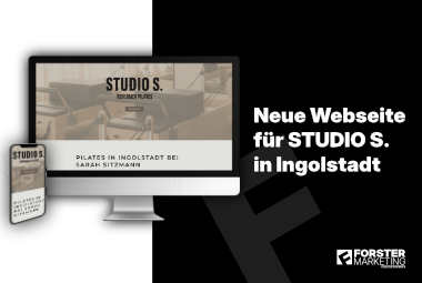 Vorschaubild neue Website Studio S. Ingolstadt von Forster Marketing in Geisenfeld
